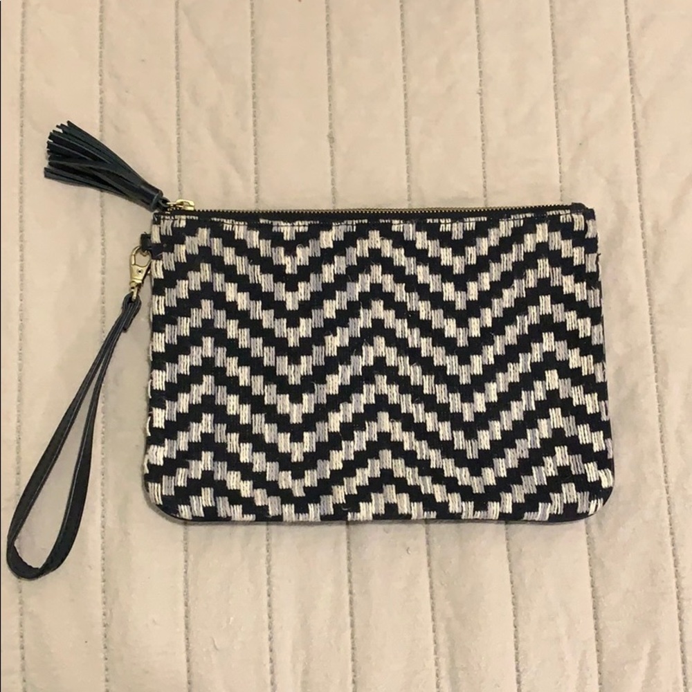 Black & white clutch